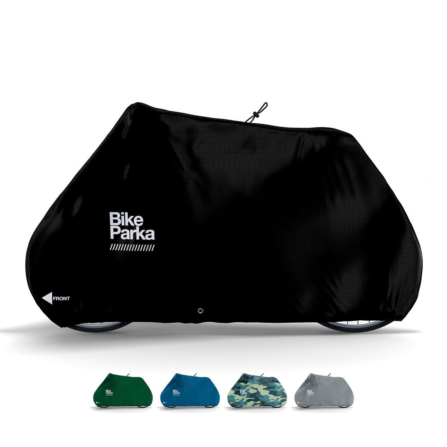 BikeParka Stash Bike Cover - Waterproof RipStop All Weather Bike Protection-Camo