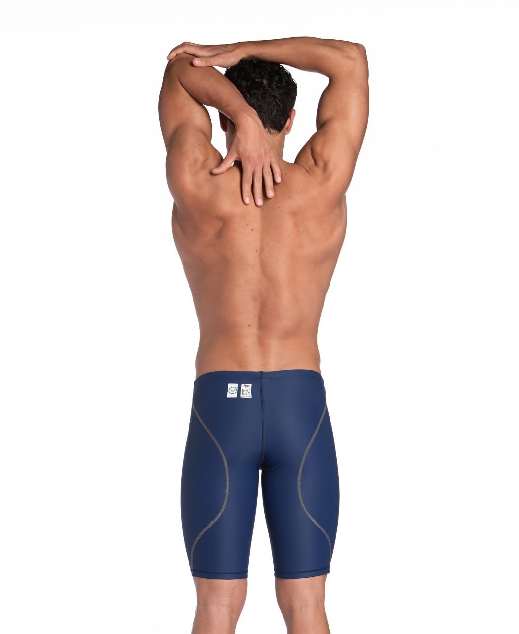 ARENA Men's Standard Racing Jammer Powerskin ST Next Knee Length Tech Swim Suit, Navy