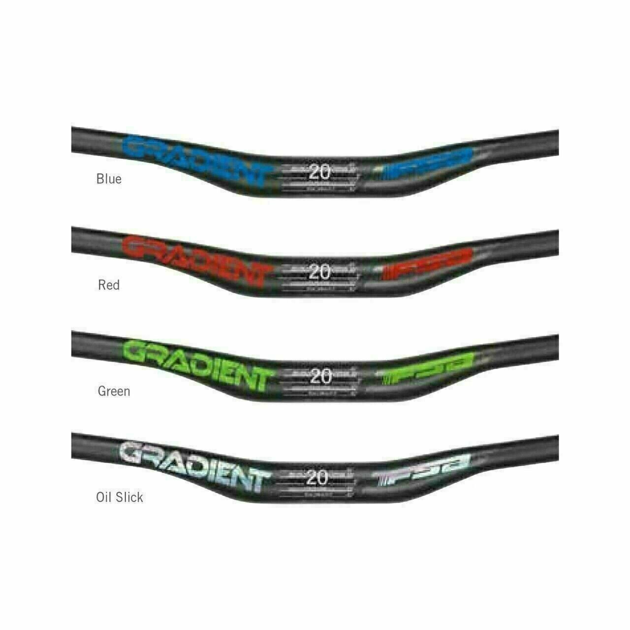 Handlebar Stickers FSA Gradient MTB Handlebar Stickers Replacement Col ...