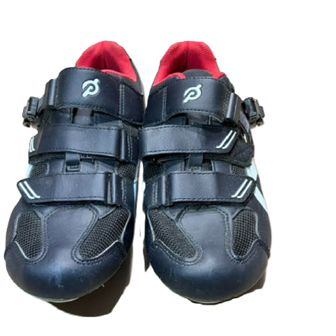 Peloton PL-SH-02 Indoor Cycling Shoes Black/Red EU 44 with Cleats BM1