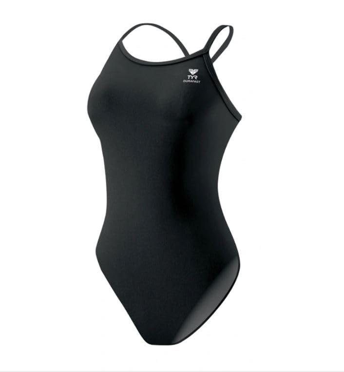 TYR Solid Diamondfit Swimsuit - Black - 40