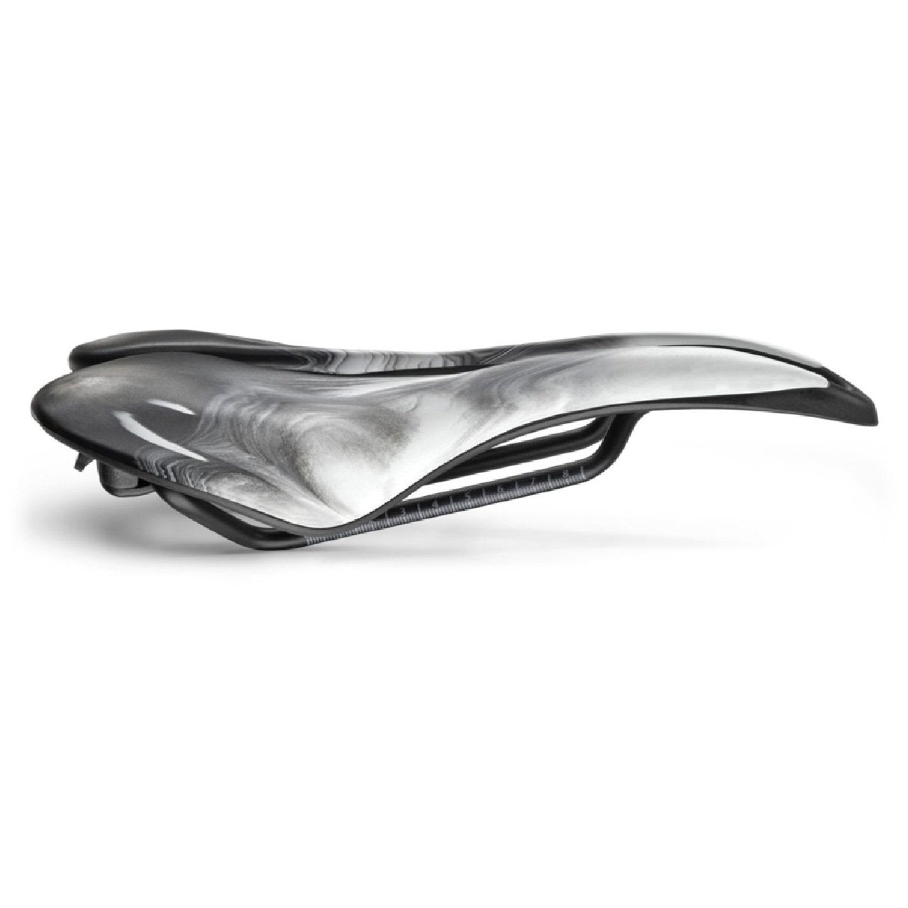 Selle SMP EVO 20C Bike Seat Liquid Stone Black/White Saddle