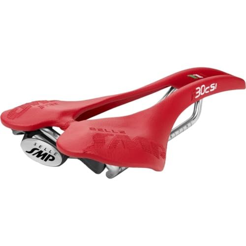 Selle SMP F30c S.I. MTB or Road Bike Saddle Red, 150mm |Bicycle Seat