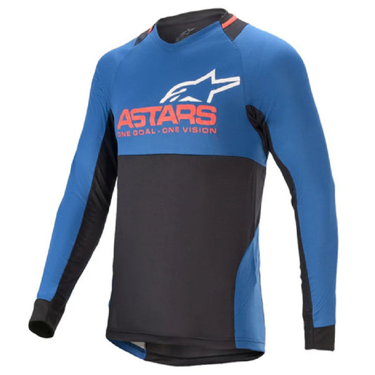 Alpinestars Drop 8.0 MTB Cycling Jersey - Long Sleeve-Blue