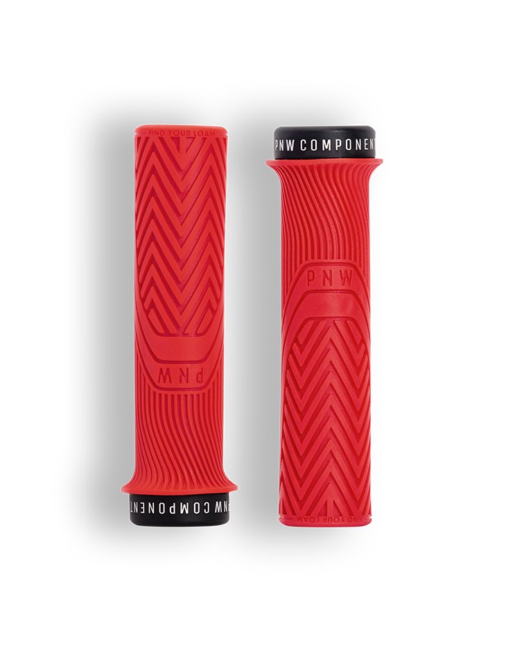 PNW Loam Mountain Bike Grip | MTB Bole Grip ( REALLY RED, XL)