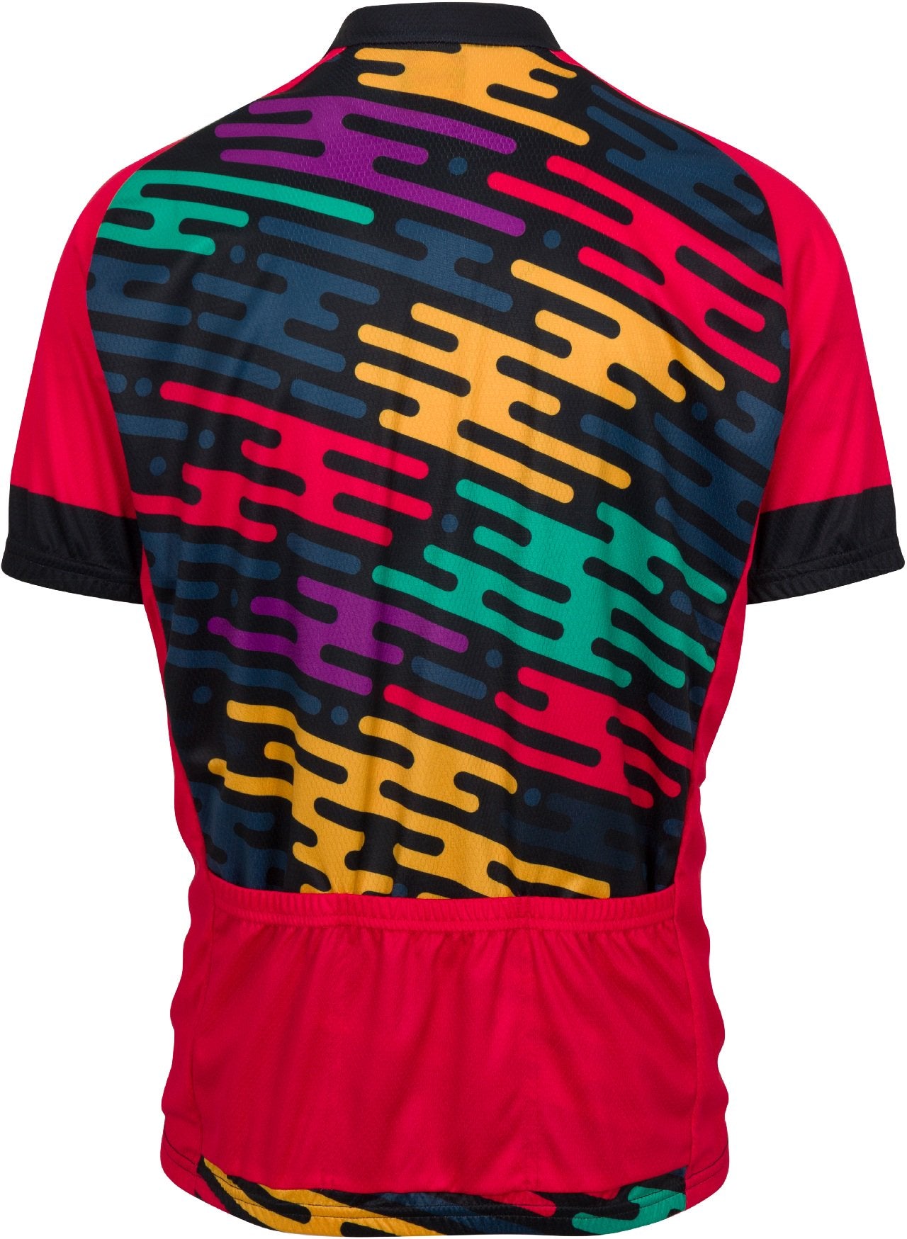 World Jerseys Element Men's Full-Zip Cycling Jersey with Rear Pockets