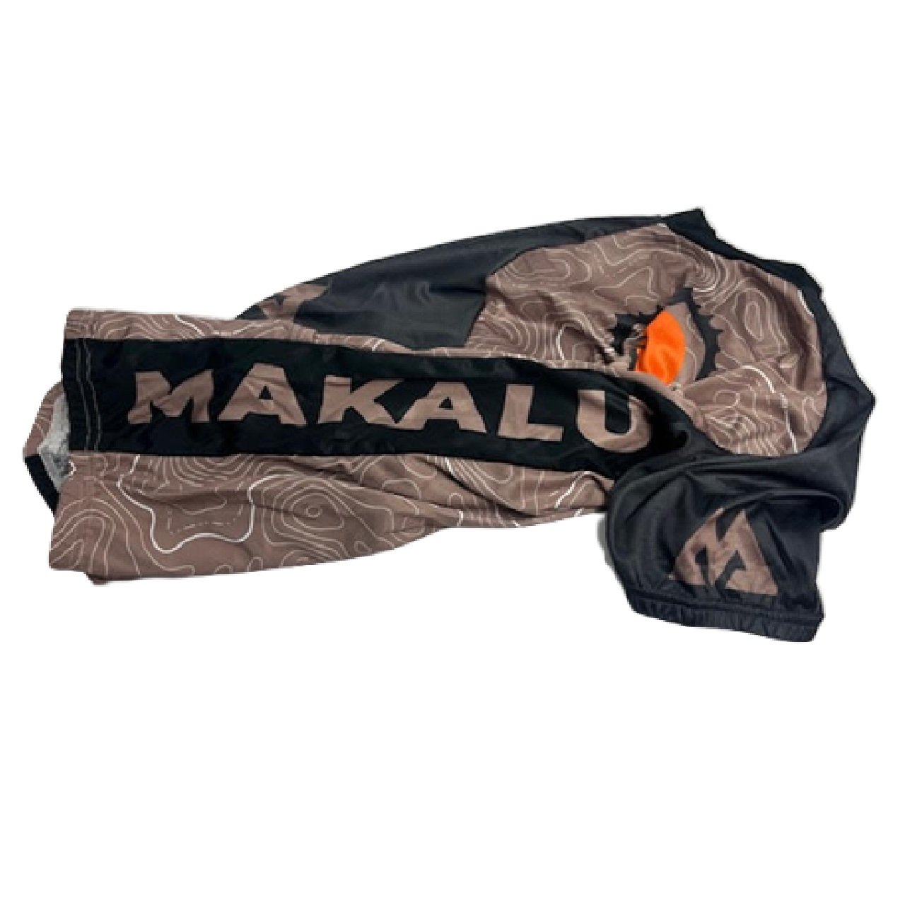 Makalu Topography full zip Cycling Jersey Large -Earth