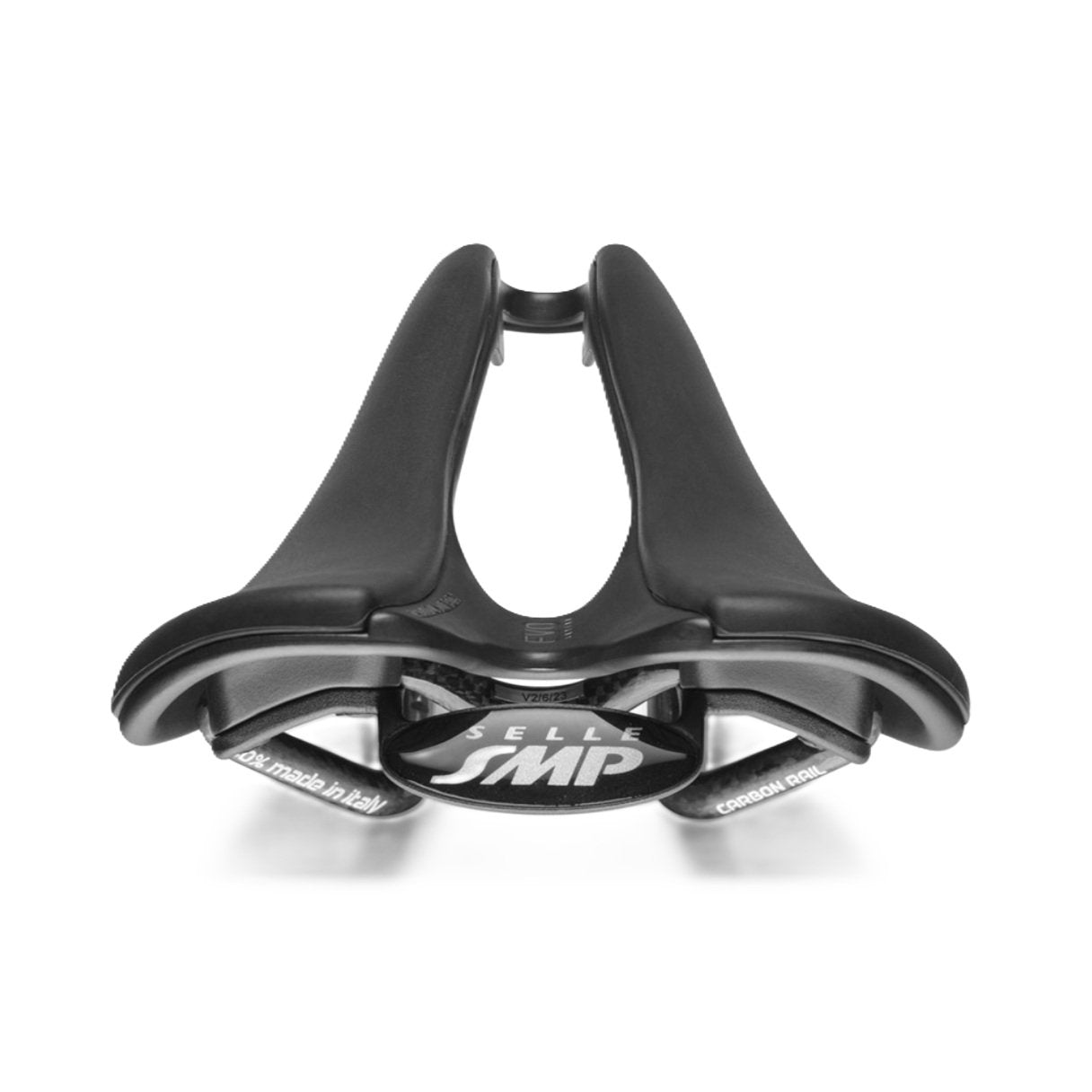 Selle SMP EVO Bike Saddle/Seat Black w/Carbon Rails