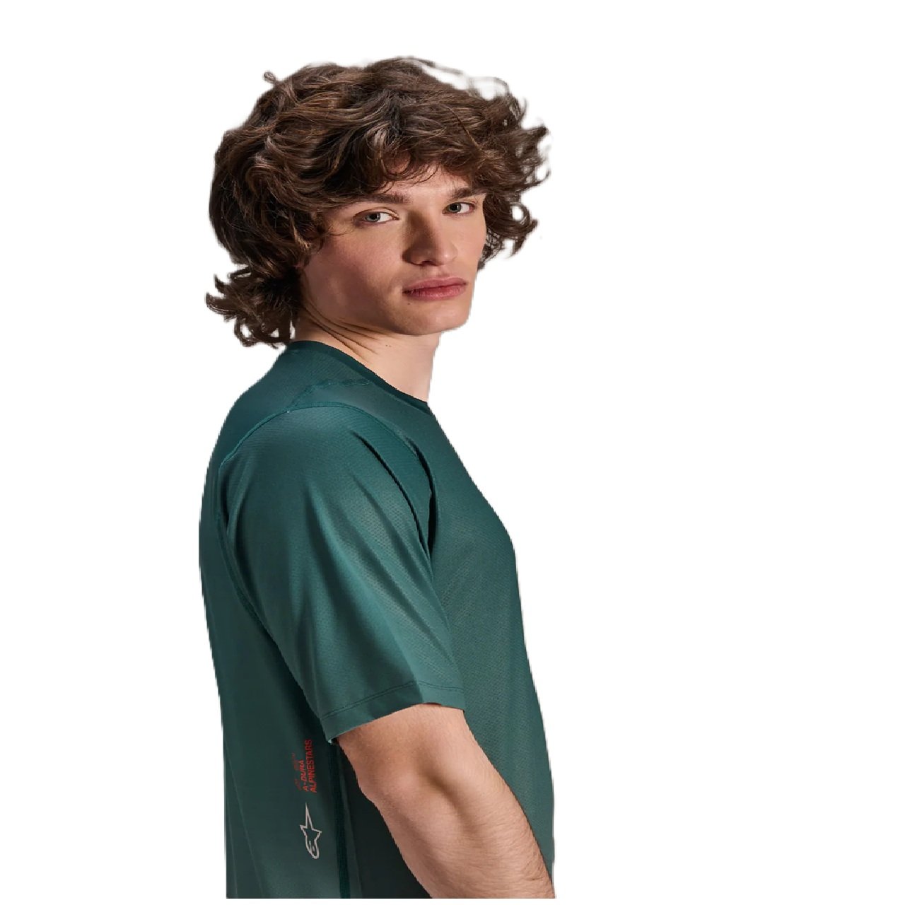 Alpinestars A-Dura Rise MTB Cycling Jersey - Short Sleeve- Pine