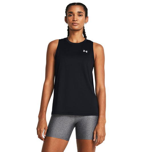 Under Armour Tech Tank Women's Running Tank Large Black