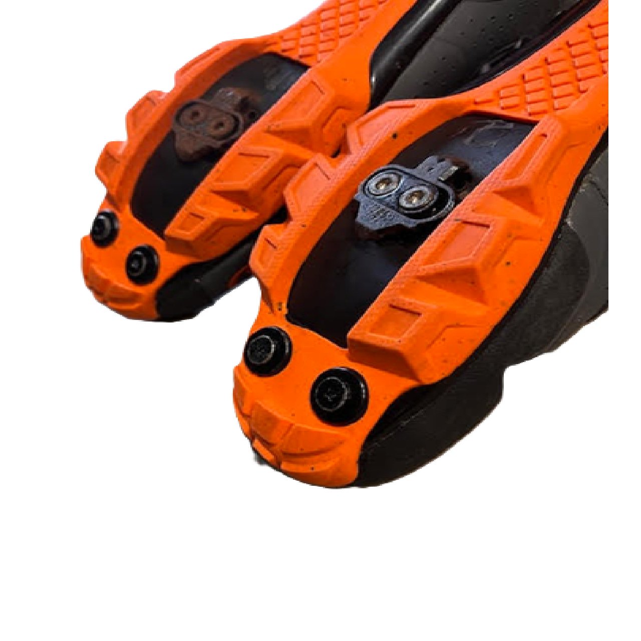 Giro Privateer R Cycling Shoes MTB 42 Men's US 9  Dark Shadow Flame Orange