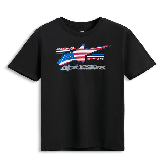 Alpinestars Nationals CSF Tee Flag Cycling Tee Shirt Black