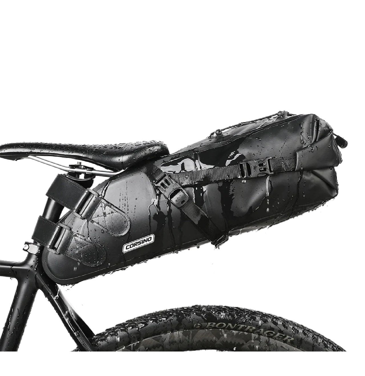 Corsino Explorer Large Saddle Bag - Waterproof Bike Seat Pack 13L