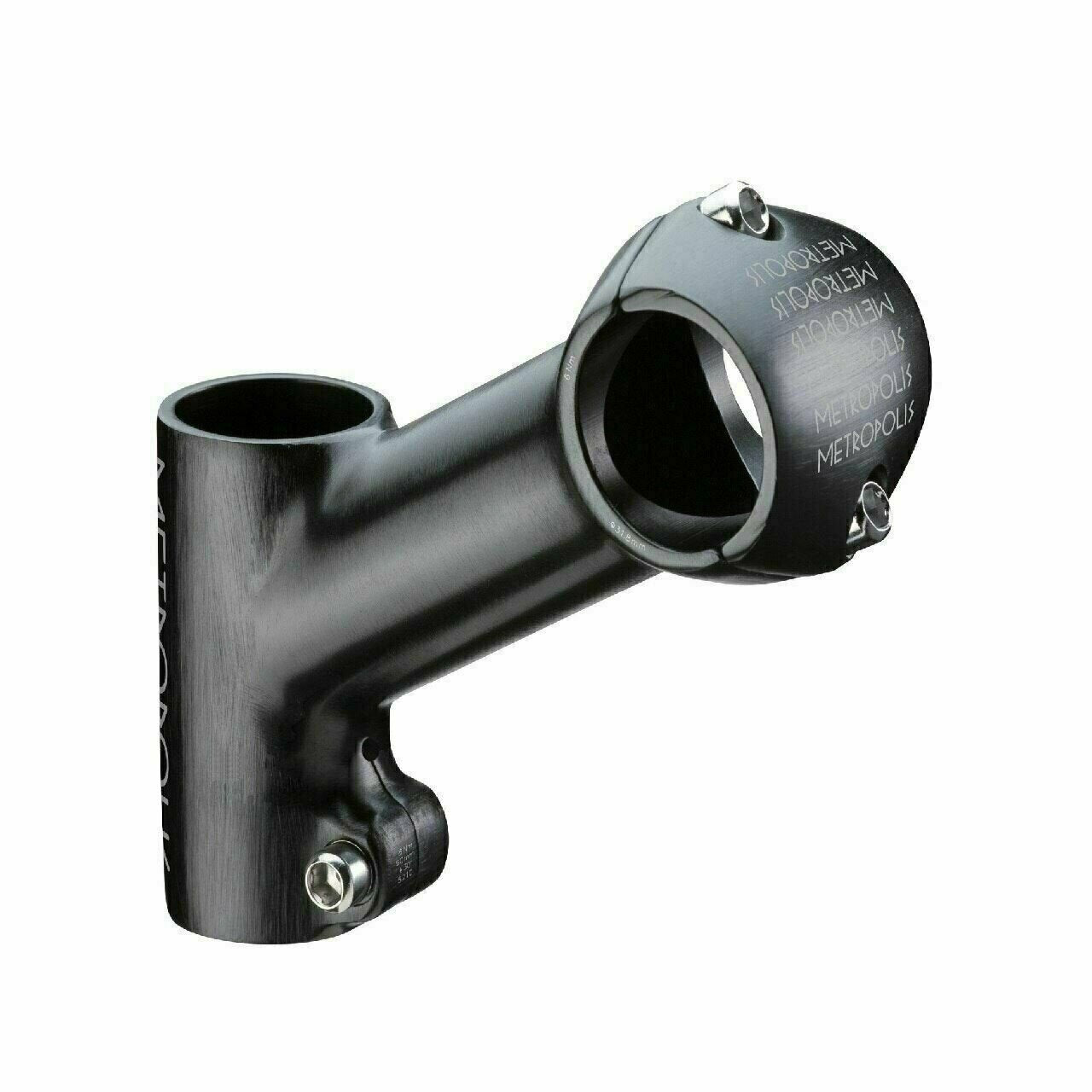 Stem Metropolis Commuter bike Stem 31.8 x 30° x 70 Black