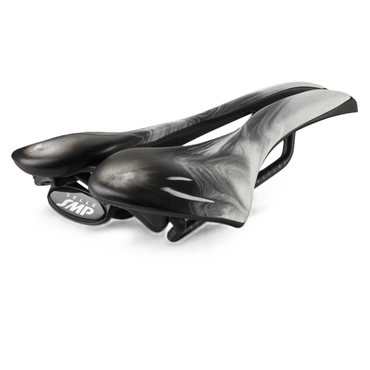 Selle SMP EVO 20C Bike Seat Liquid Stone Black/White Saddle
