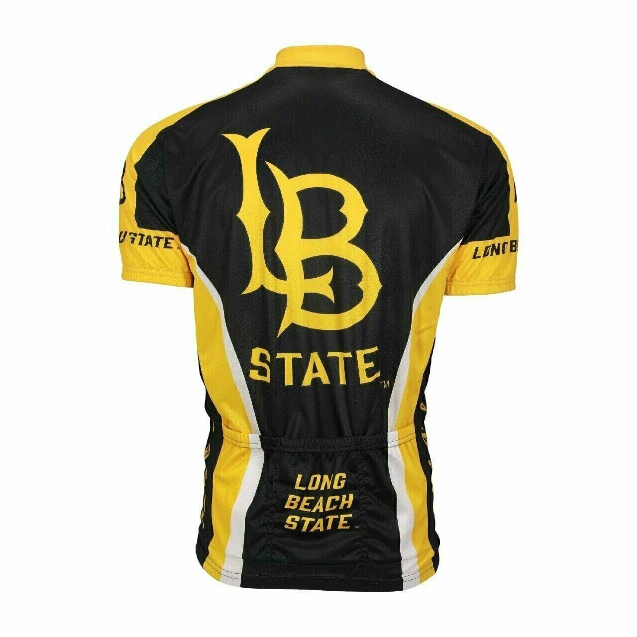 Long Beach State University College Cycling Jersey Full zip Men's