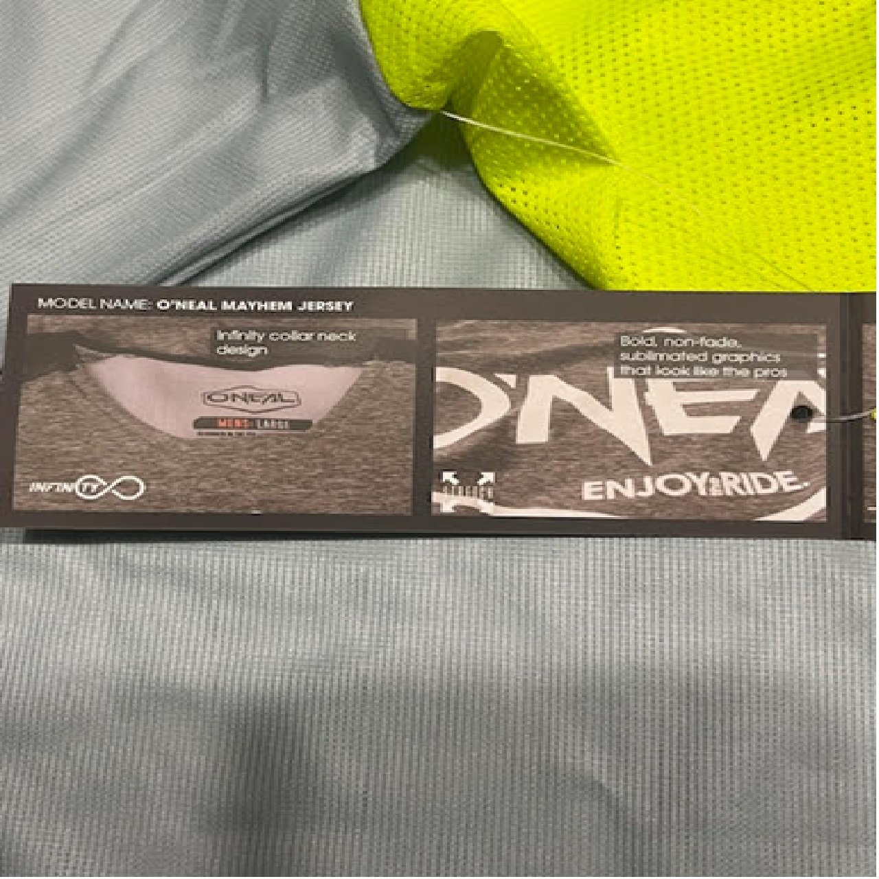 O'NEAL Mayhem Jersey Motocross/MTB  V23 Hexx Gray/Neon, XXL