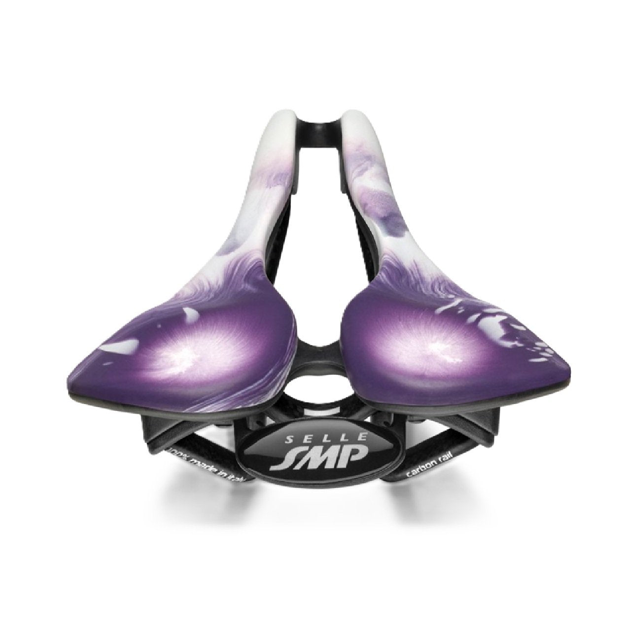 Selle SMP EVO 30C Carbon Rail Bike Saddle Lightweight Liquid Stone Purple/White