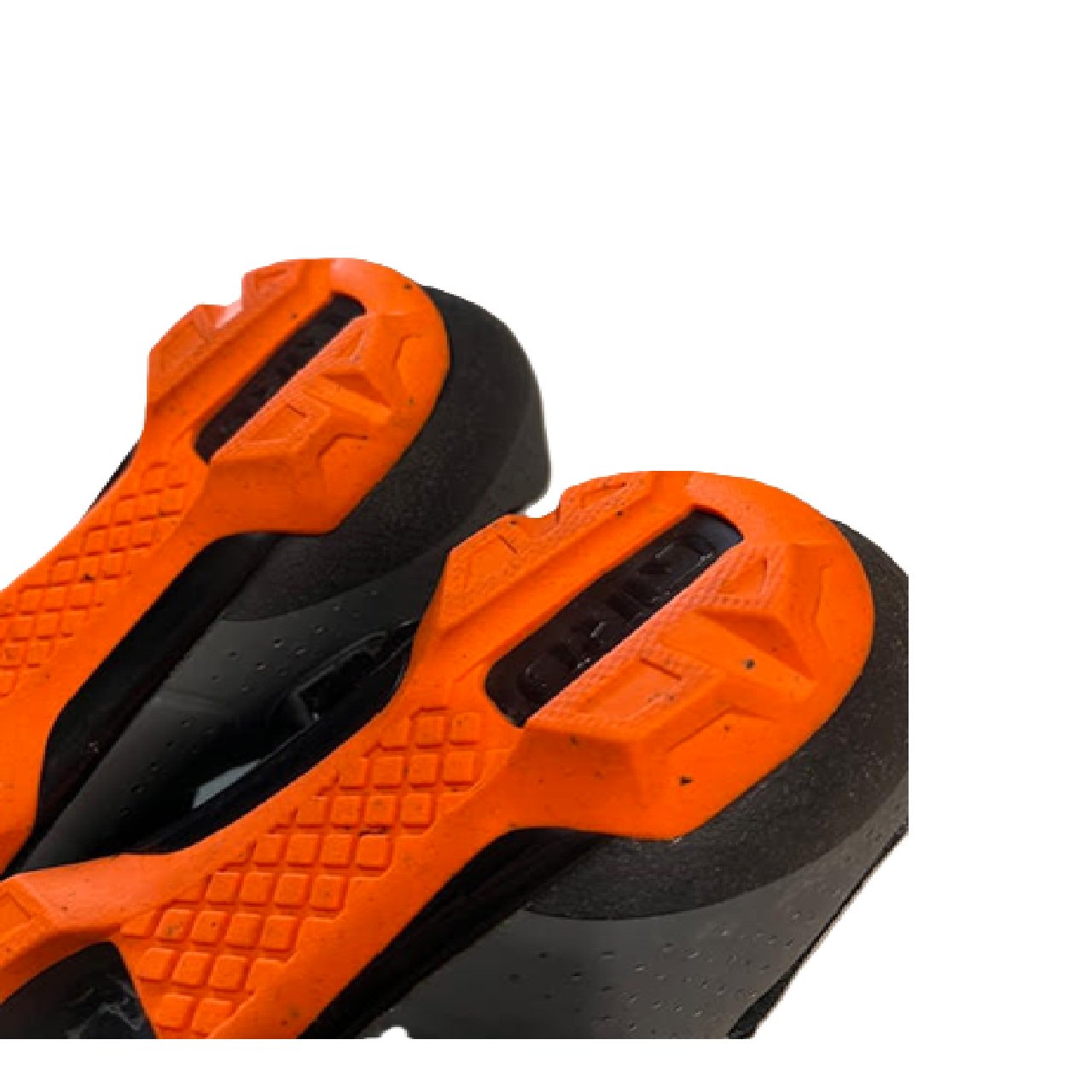 Giro Privateer R Cycling Shoes MTB 42 Men's US 9  Dark Shadow Flame Orange