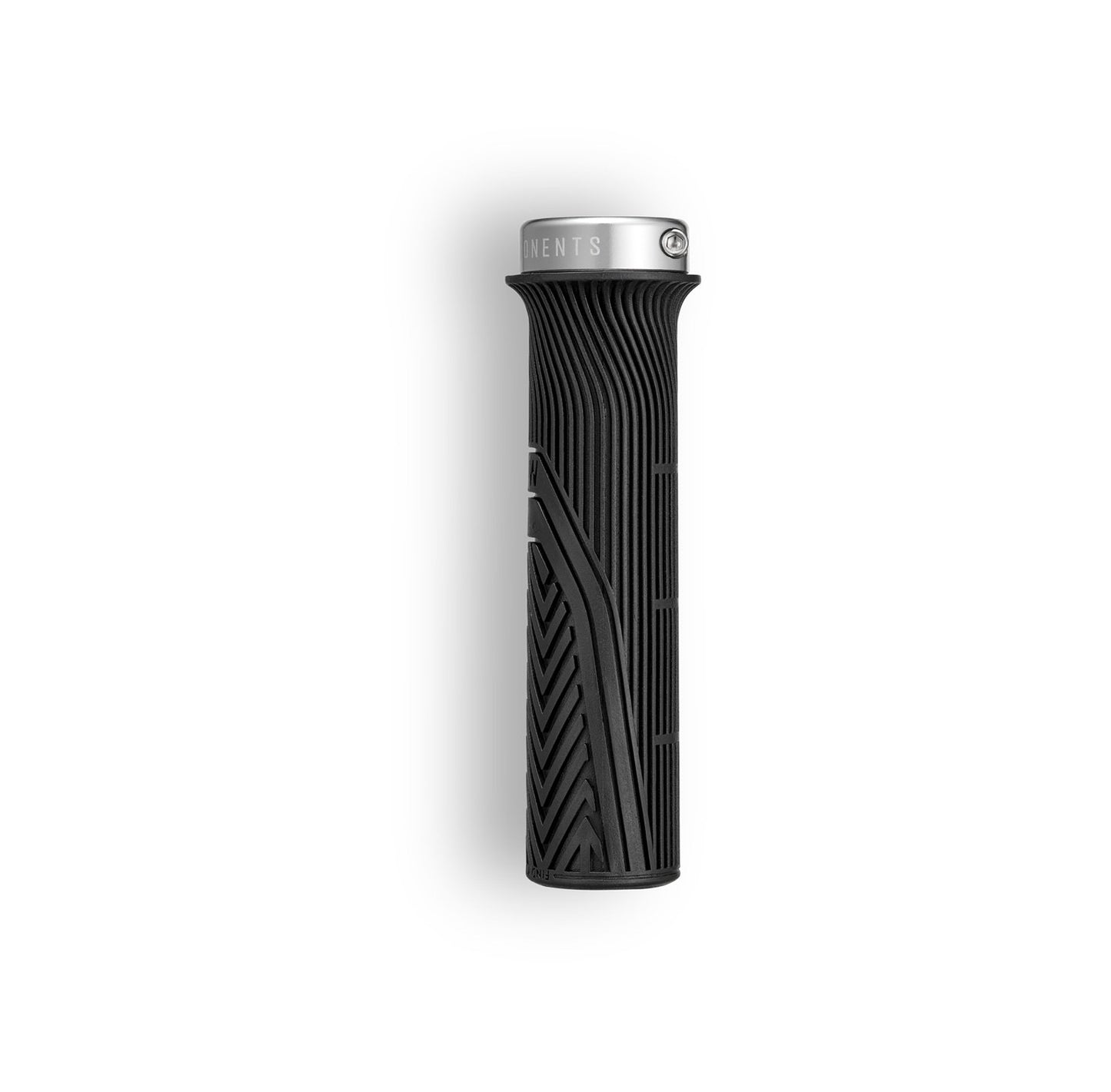PNW Loam Recycled MTB Mountain Bike Grips Caviar Black/Silver -XL