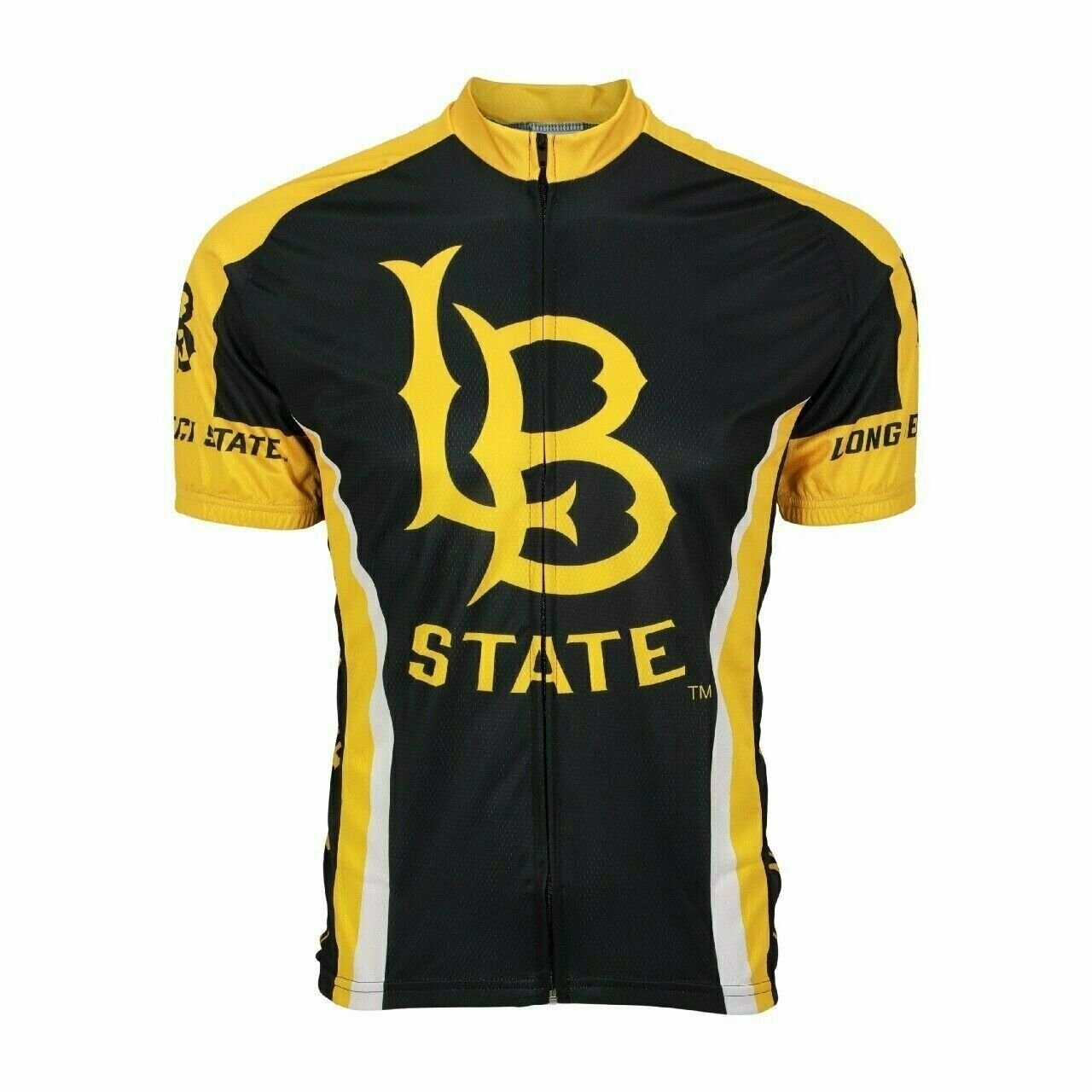 Long Beach State University College Cycling Jersey Full zip Men's
