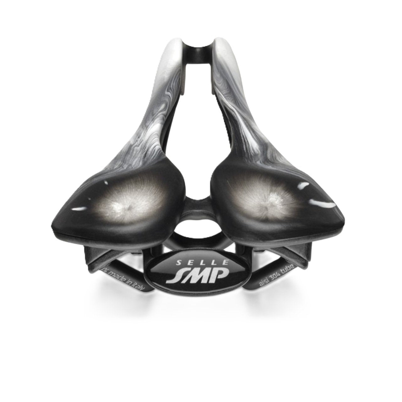 Selle SMP EVO 20C Bike Seat Liquid Stone Black/White Saddle