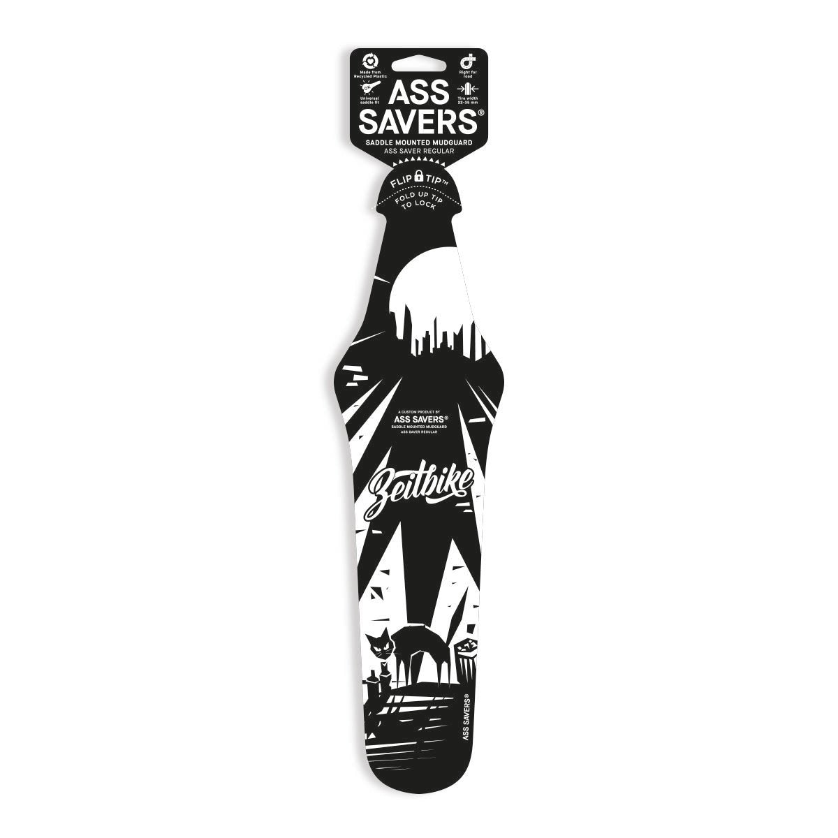 ASS SAVERS - ALLEY CAT - Gen 4 - Regular Rear Rain Bike Fender