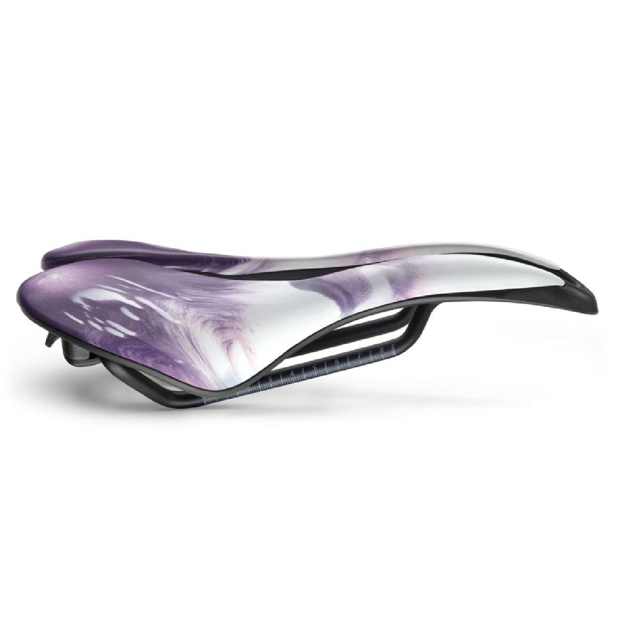 Selle SMP EVO 20C Bike Seat Liquid Stone White/Purple Saddle