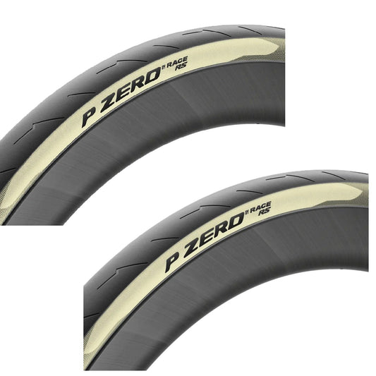 Pirelli P ZERO Race RS Retro Road Racing Tire | Retro (white-wall) | Size: 700 x 30C (pair)