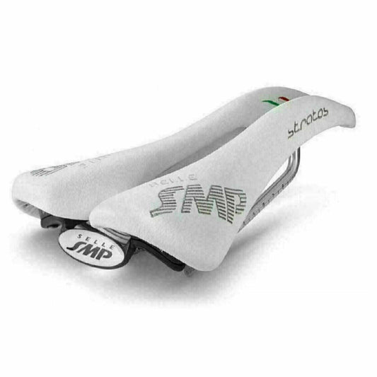 Selle SMP Stratos Pro Bike Saddle | Bike Seat White | Road or MTB