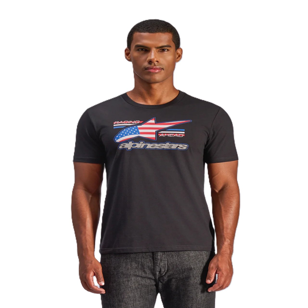 Alpinestars Nationals CSF Tee Flag Cycling Tee Shirt Black