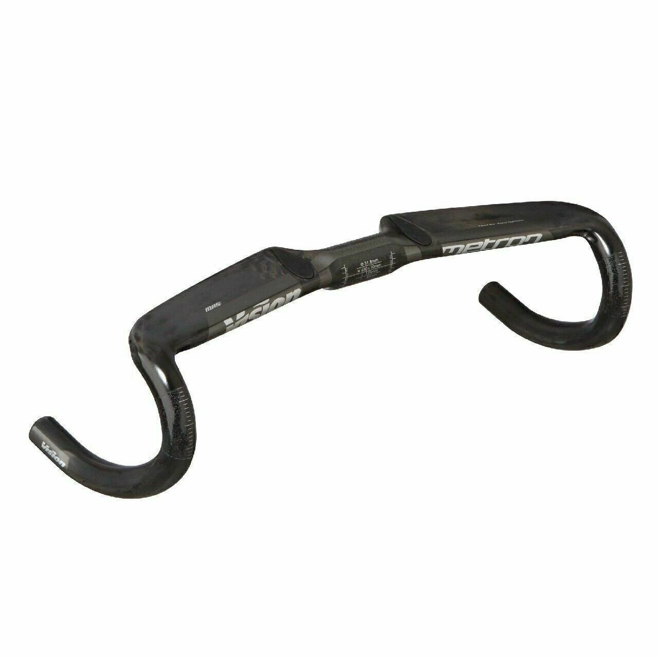 VISION METRON 4D FLAT M.A.S.Carbon Handlebar & Aerobar 31.8 x 44cm
