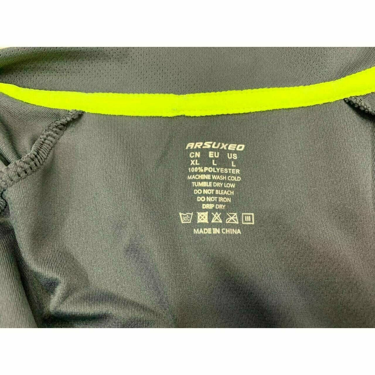 Cycling Jersey Arsuxeo Full Zip Short Sleeve Race Fit Men's US Large NWT