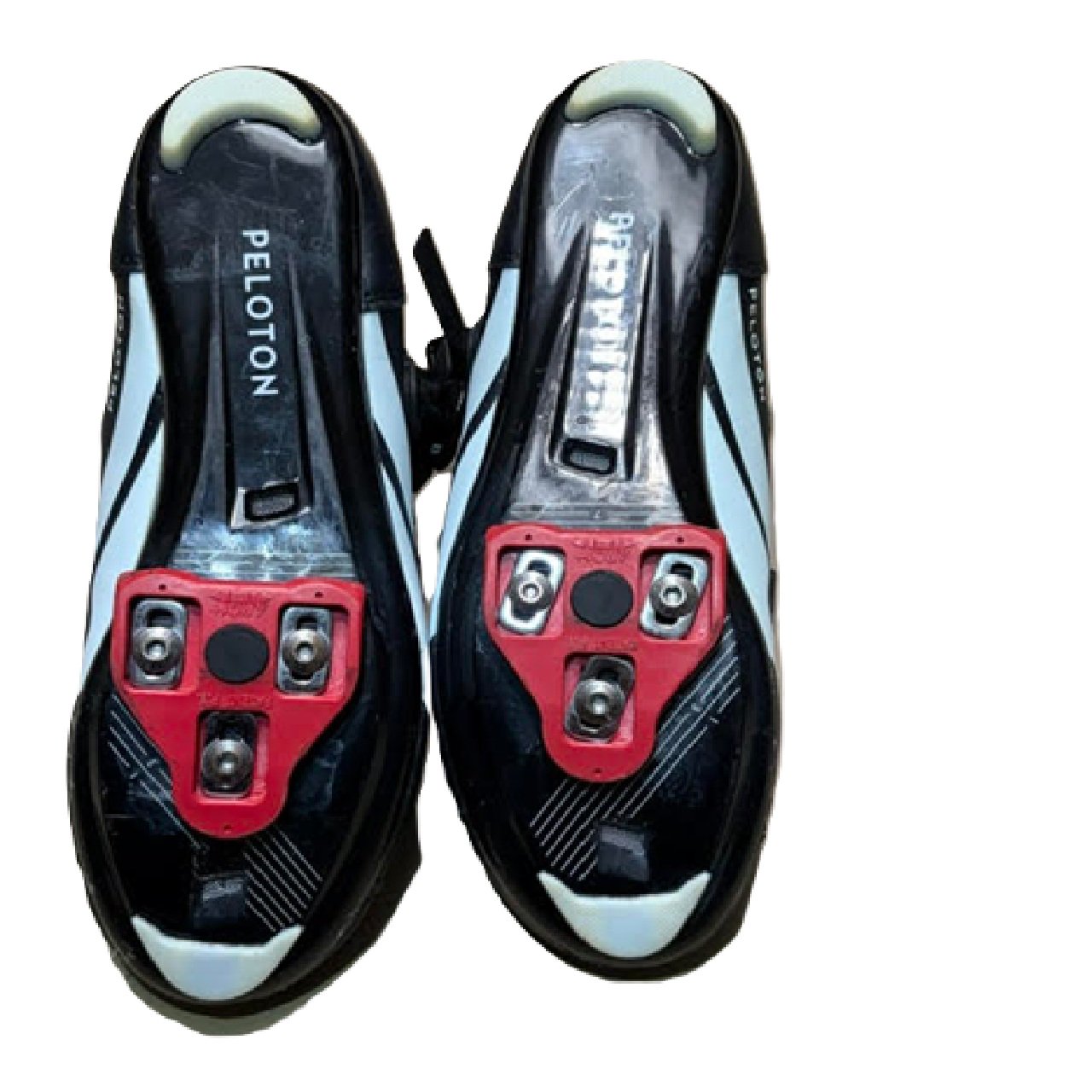 Peloton PL-SH-02 Indoor Cycling Shoes Black/Red EU 44 with Cleats BM1