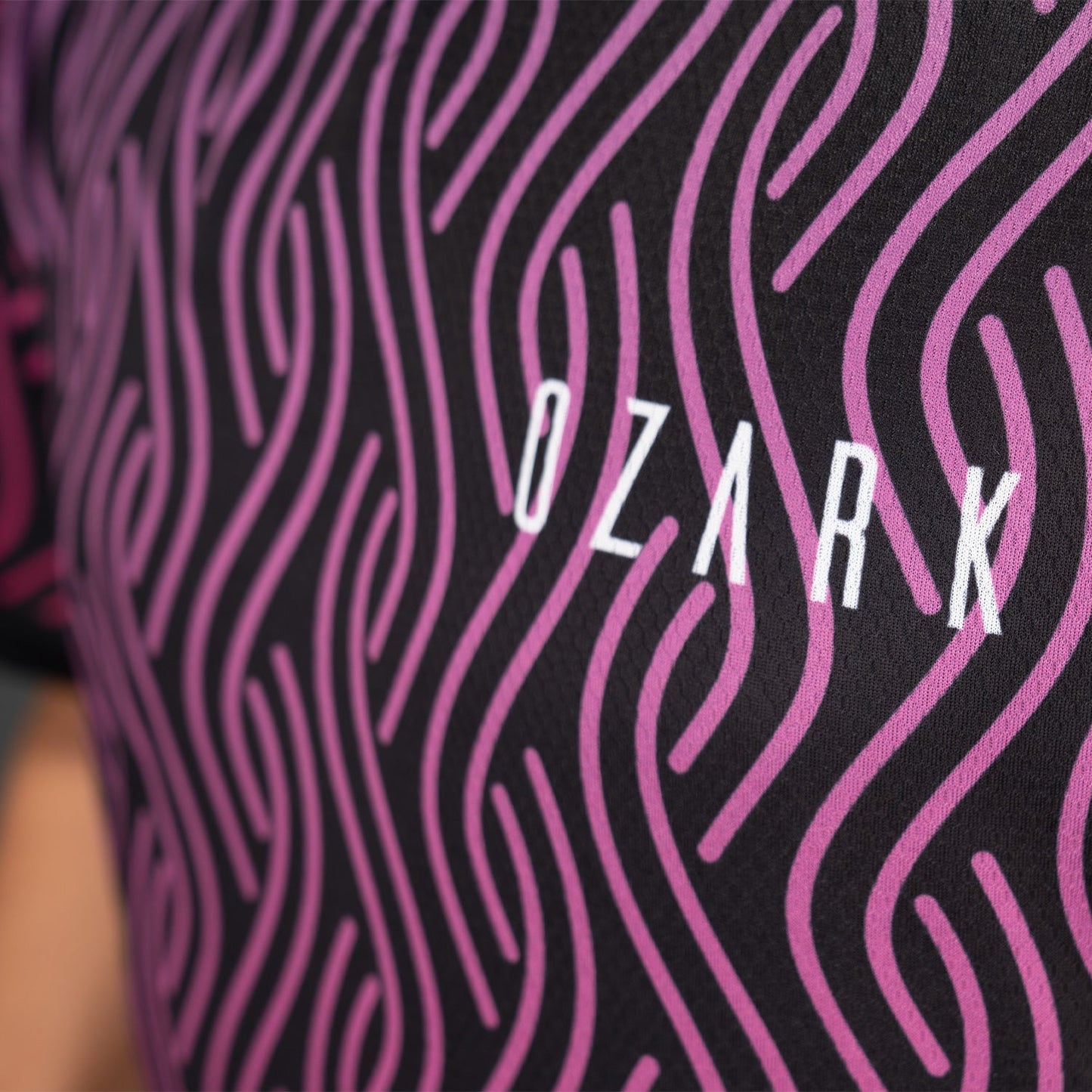 Men's MTB Short Sleeve Jersey | Purple Twist