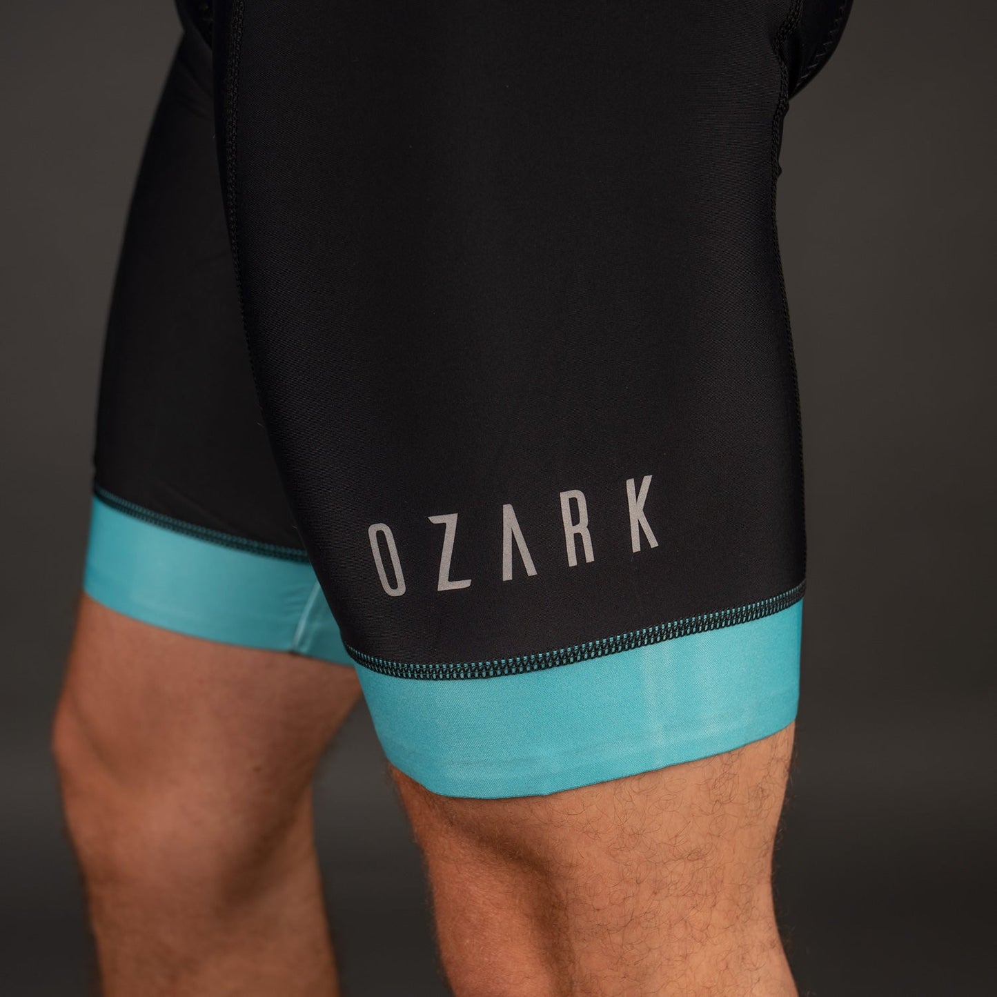 Men's Bib Shorts - Black Polka Dot