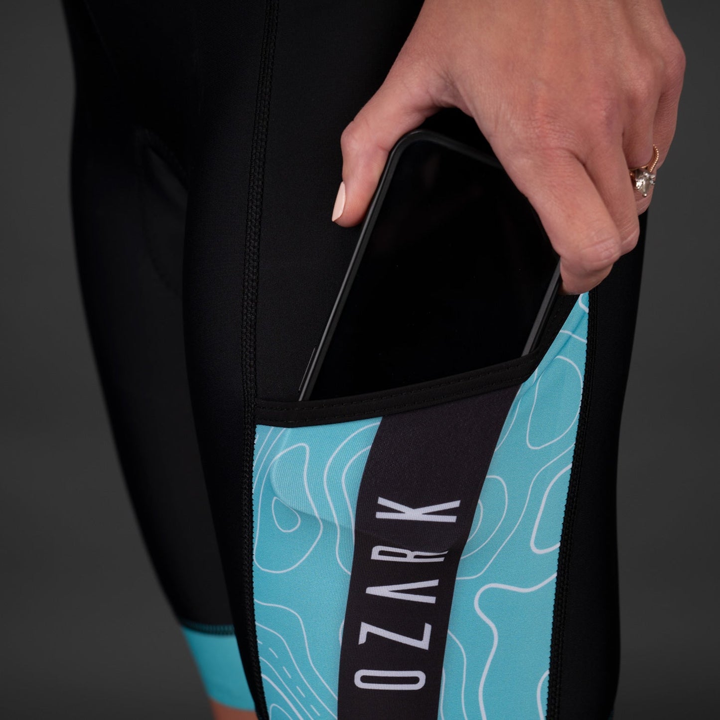 Women's Bib Shorts | Teal Core