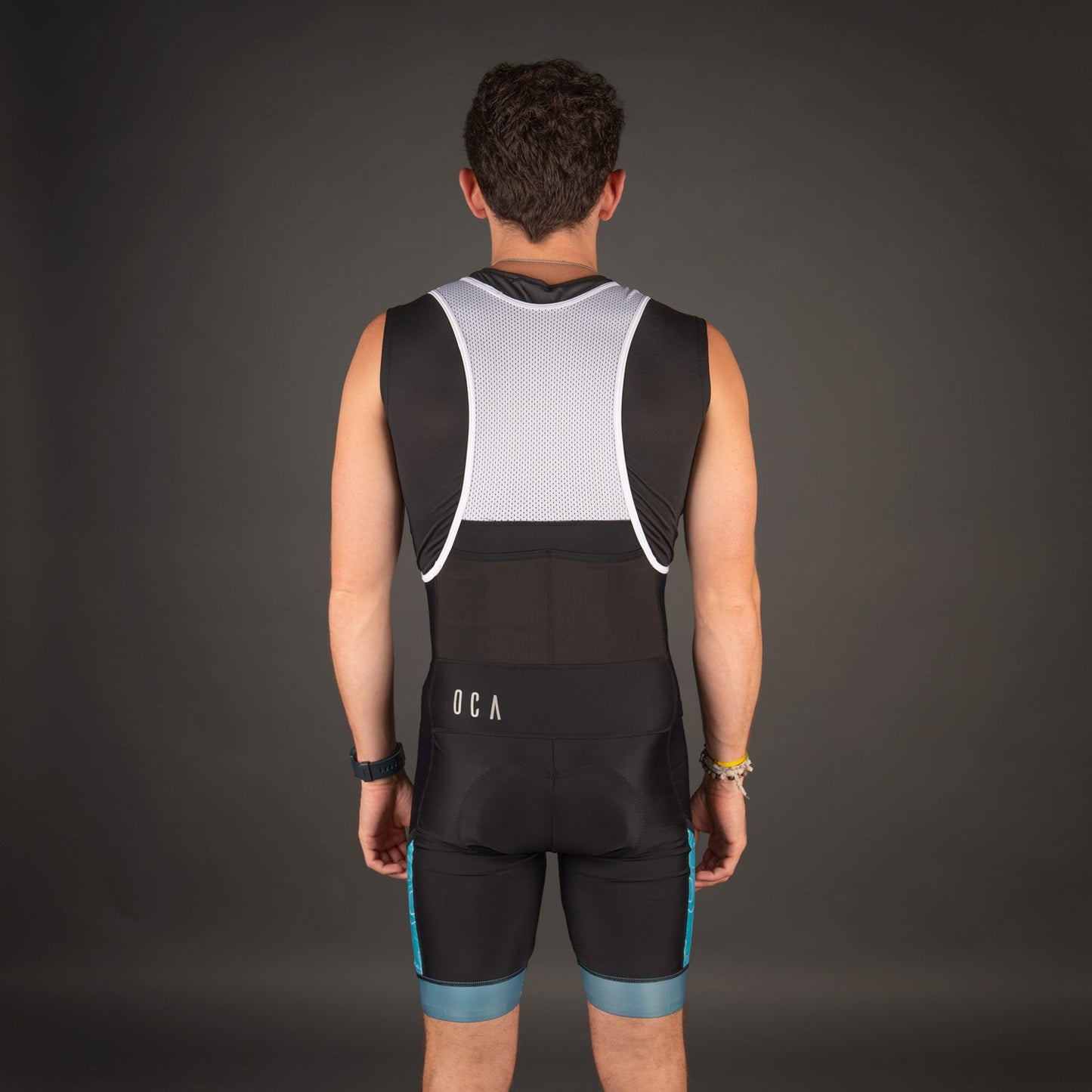 Ozark Cycling Men’s Teal Core Bib Shorts – Performance Fit, Comfort, and All-Day Support