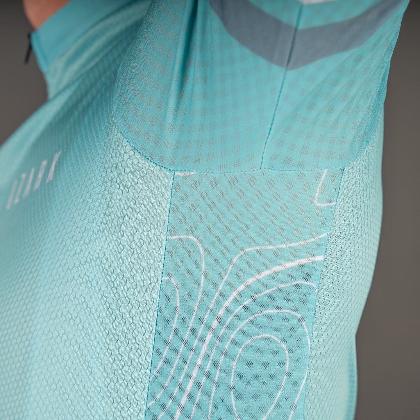 Ozark Cycling Men’s Teal Core Road Jersey – Breathable, Performance Fit with Four-Pocket Storage