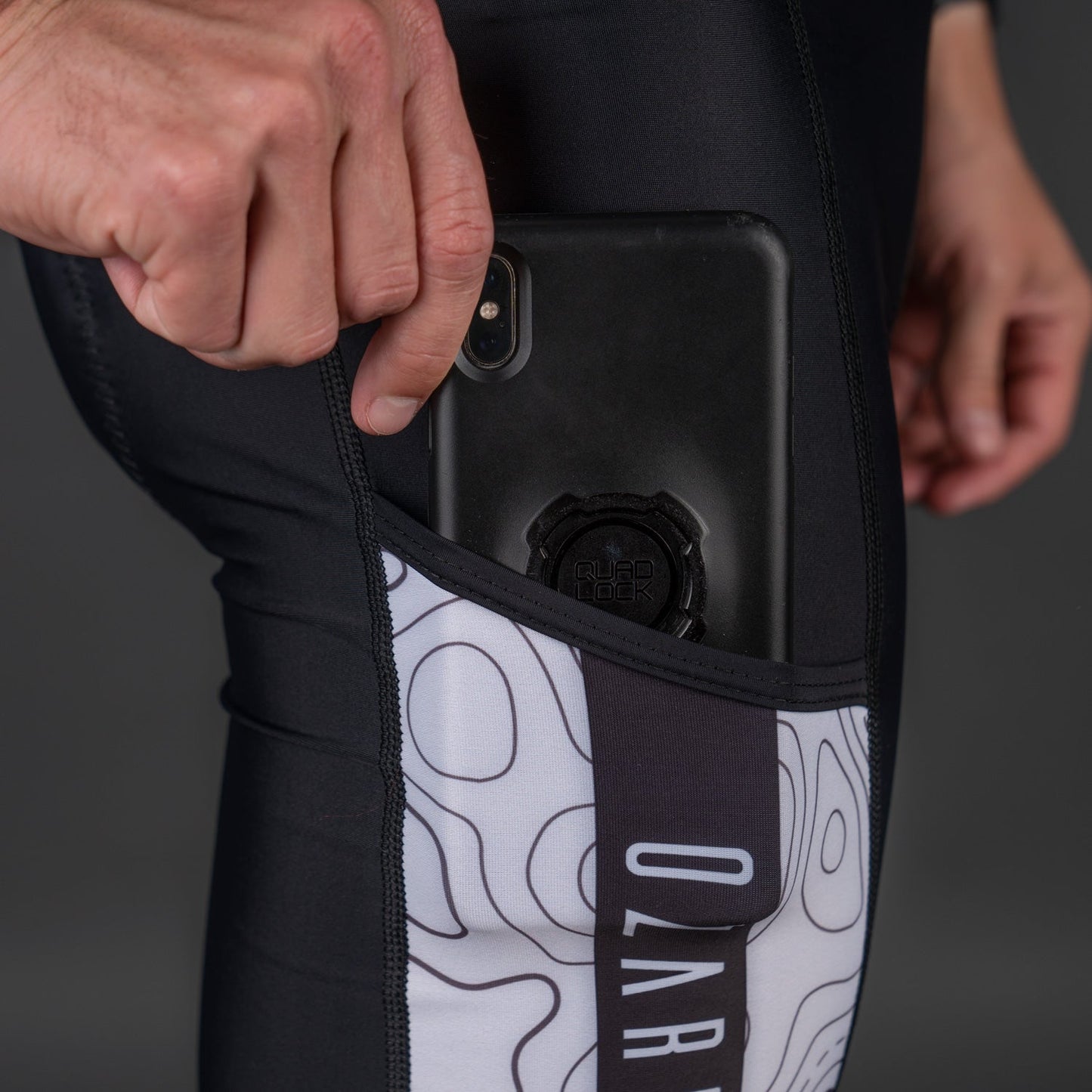 Men’s Core Grey Bib Shorts – Performance Fit, Comfort, and Support