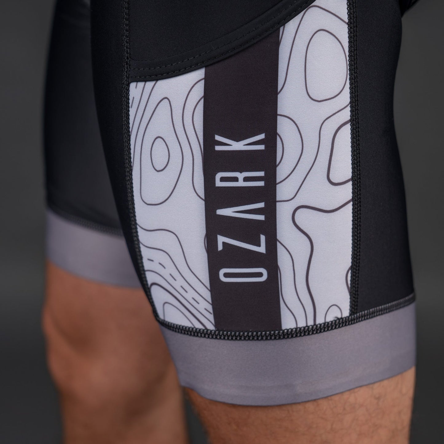 Men’s Core Grey Bib Shorts – Performance Fit, Comfort, and Support