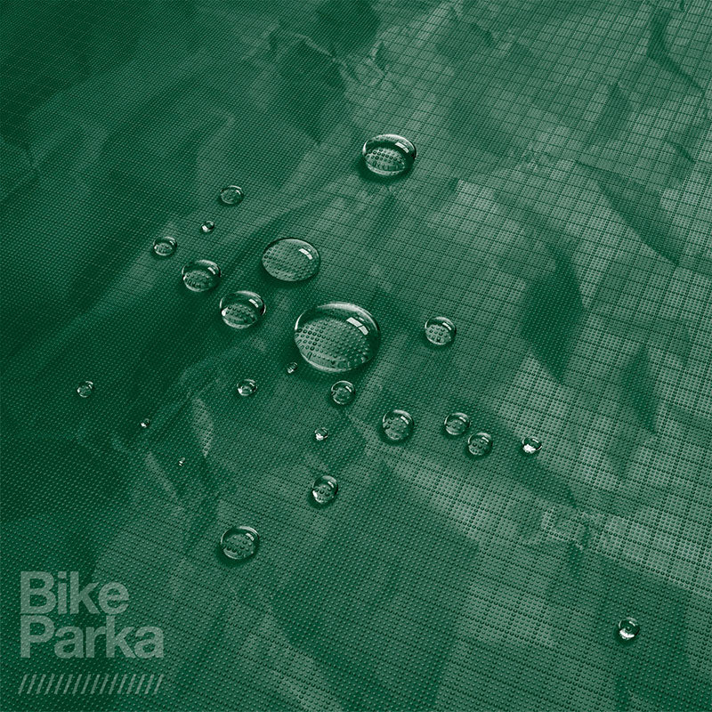 BikeParka Cargo Bike Cover - Waterproof Ripstop w/Lock Slots & Stuff Sac-Black