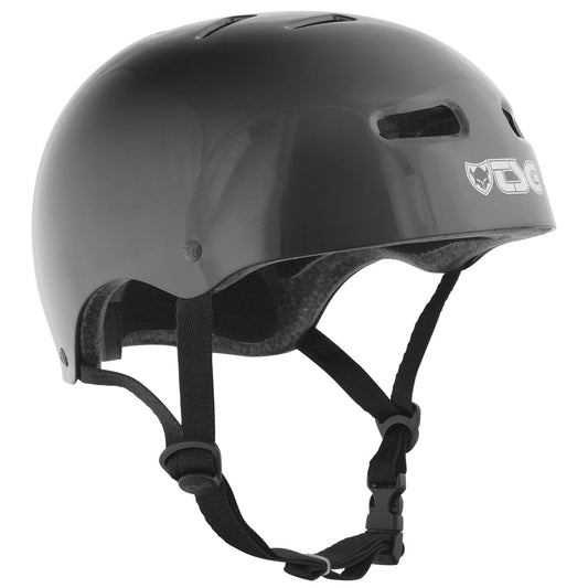 TSG Skate BMX Helmet Hardshell Black - Classic Design for Skate & Bike Riding
