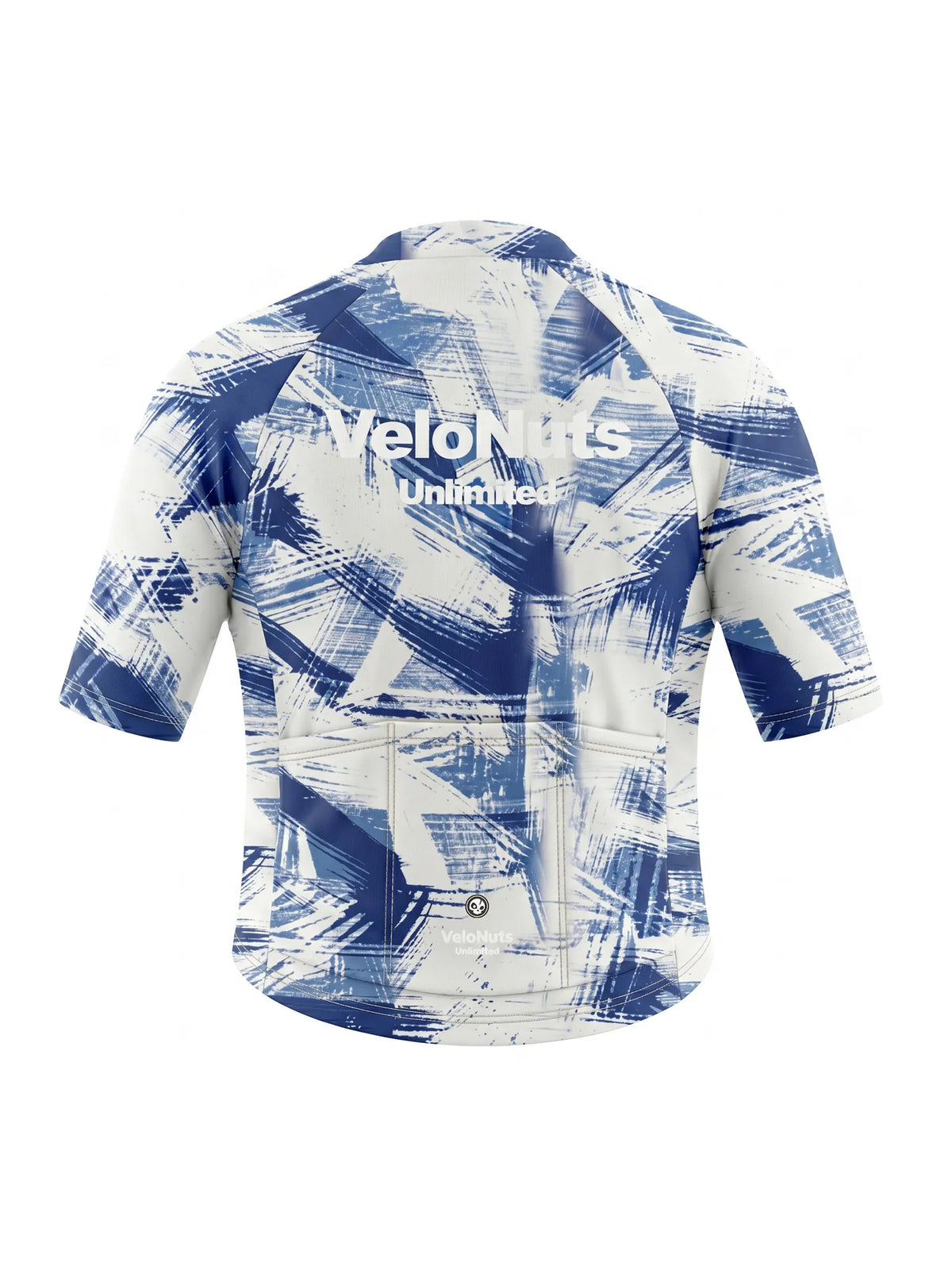 Men's Cycling Jersey-Cobalt Strokes