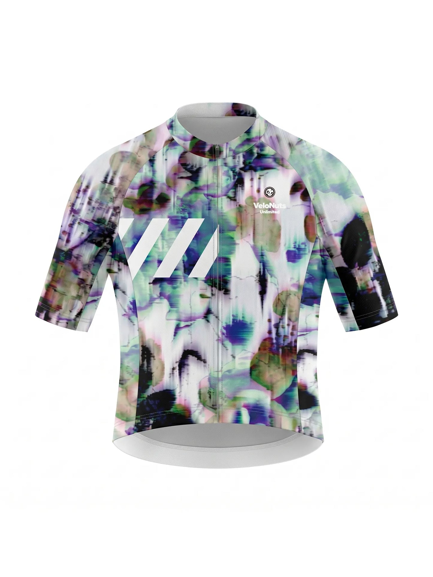 Men's Cycling Jersey-Glitch Bloom