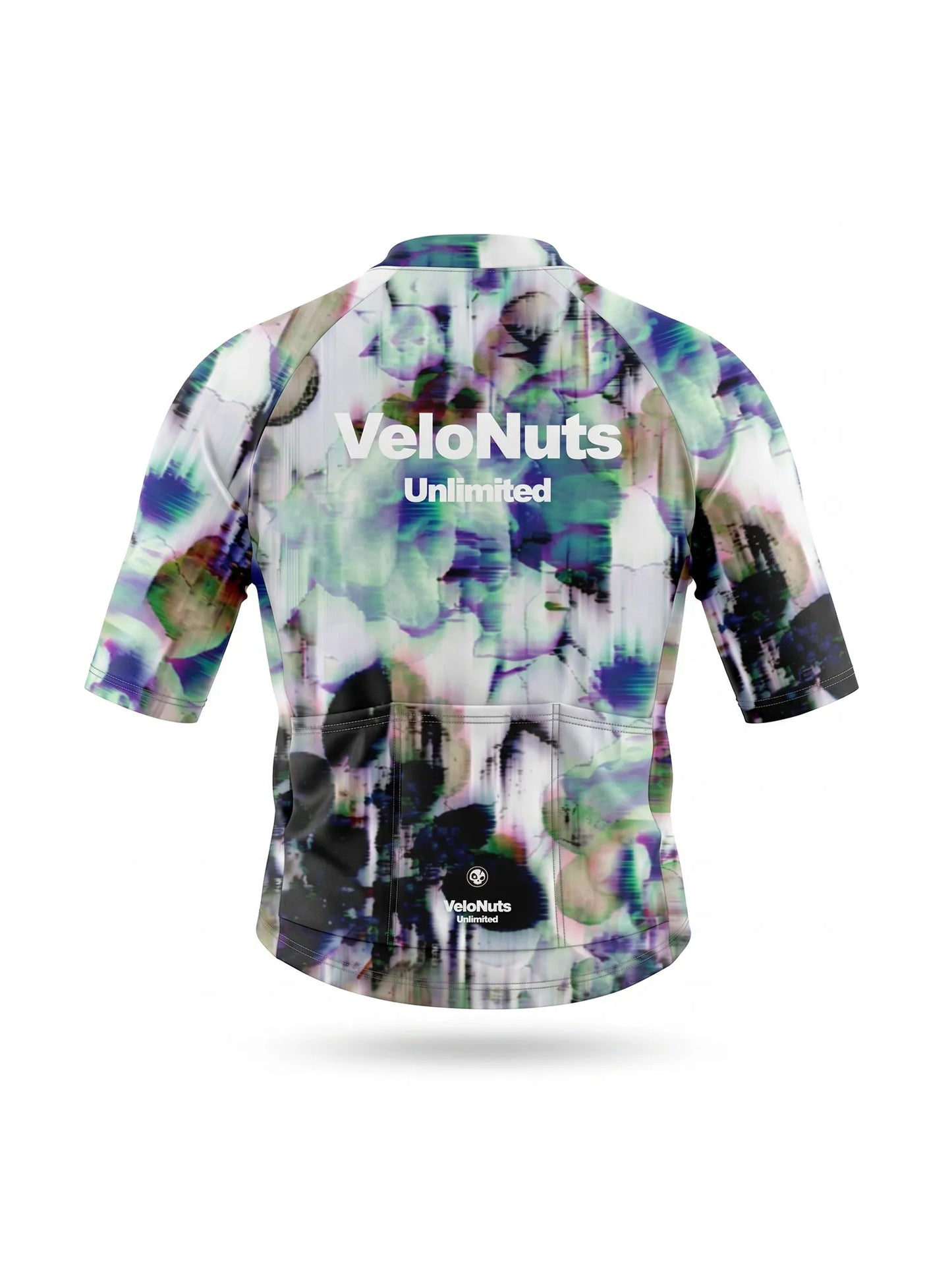 Men's Cycling Jersey-Glitch Bloom