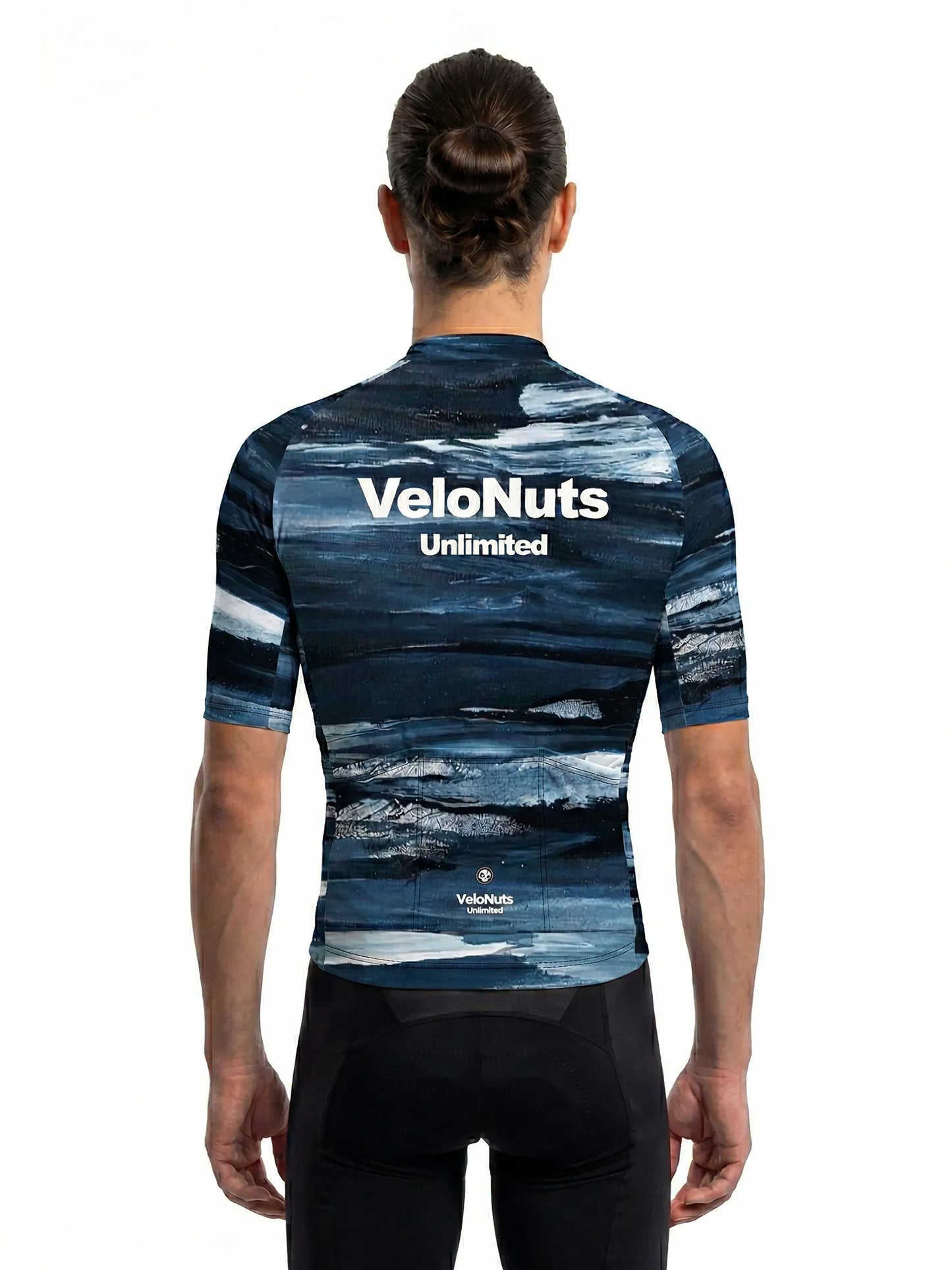 Men's Cycling Jersey-Indigo Drift