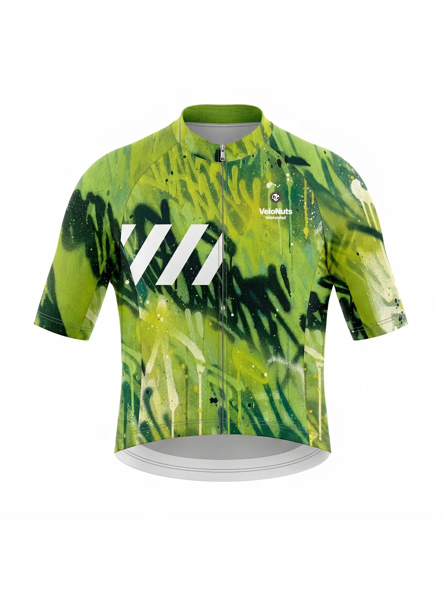 Men's Cycling Jersey-Lime Tag