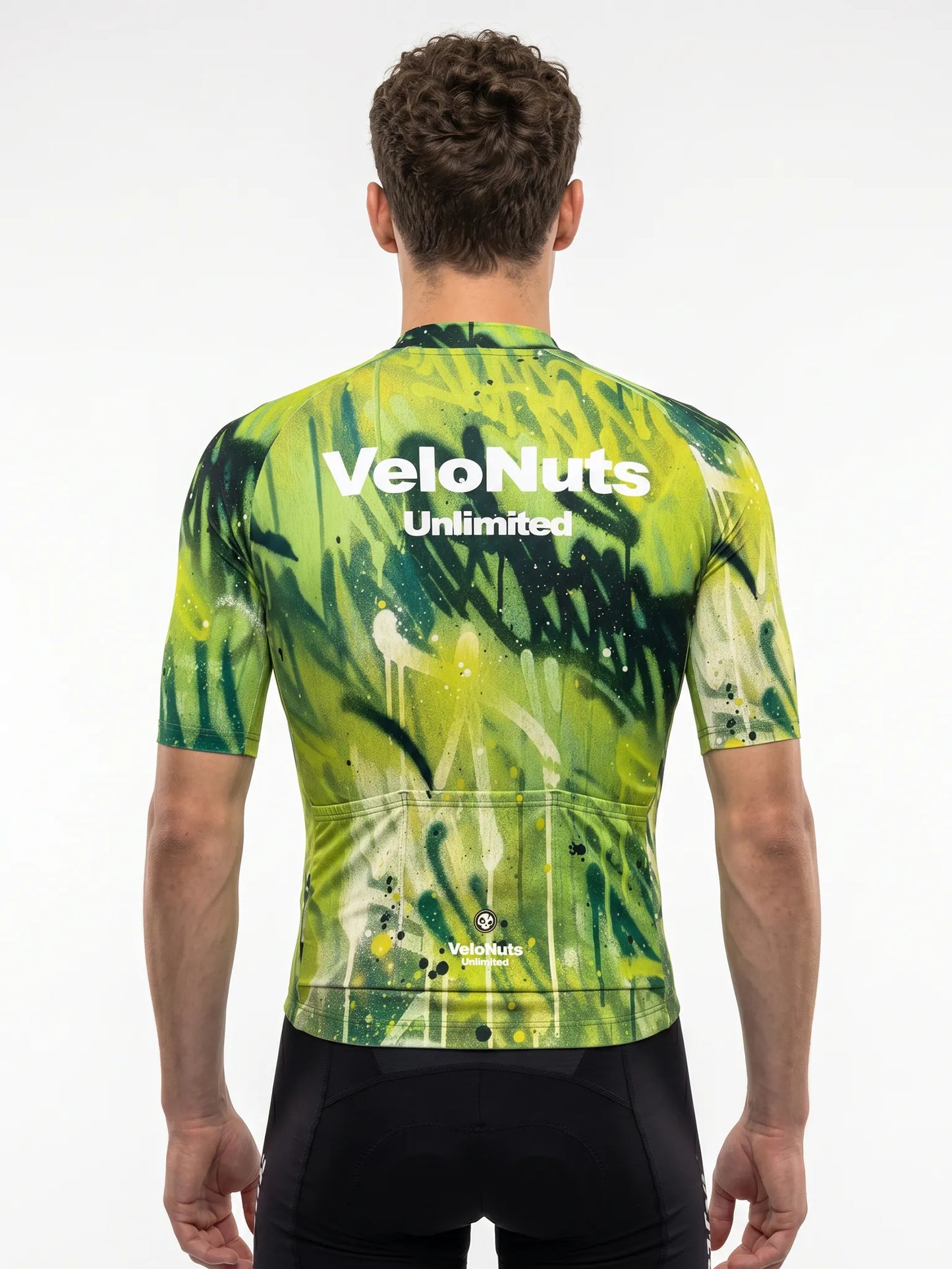 Men's Cycling Jersey-Lime Tag