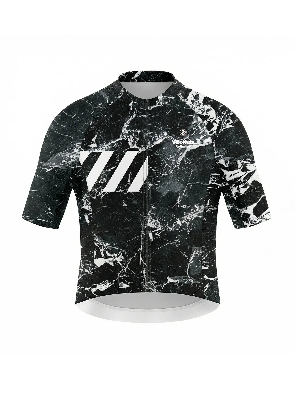 Men's Cycling Jersey-Noir Marble